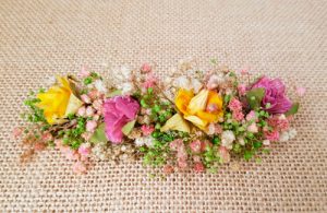 Prendido de flores con paniculata